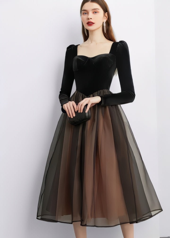 Classic Combination Dress - Vera Lumina