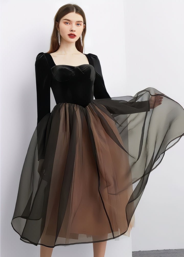 Classic Combination Dress - Vera Lumina