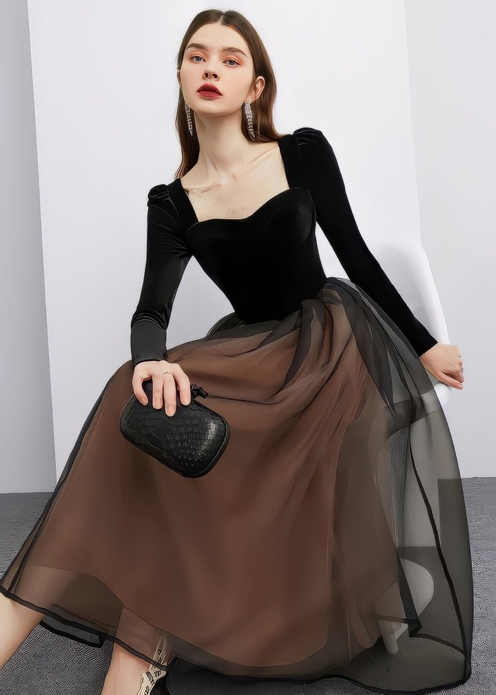 Classic Combination Dress - Vera Lumina