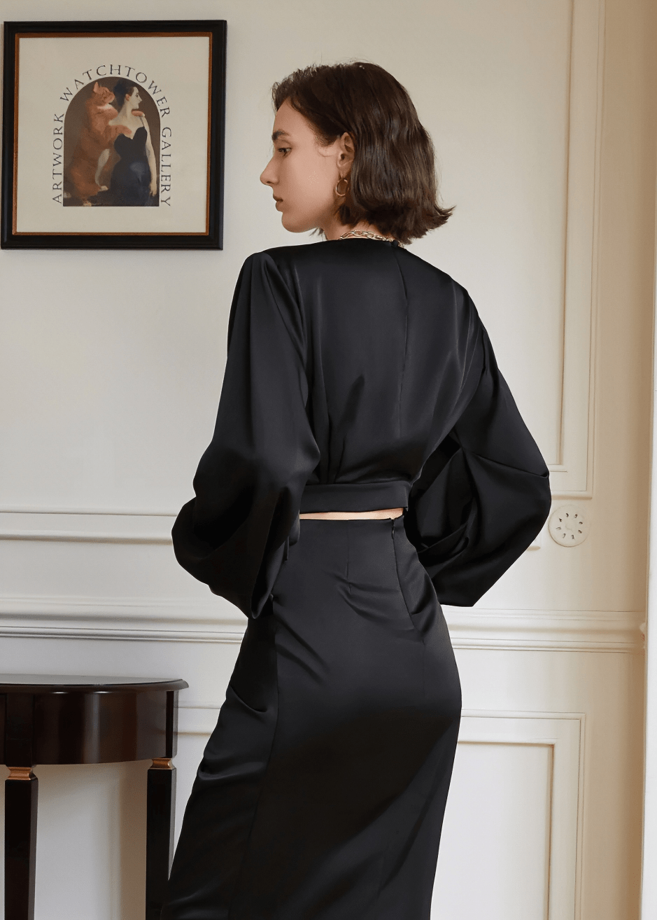 classic high - waist skirt - Vera Lumina