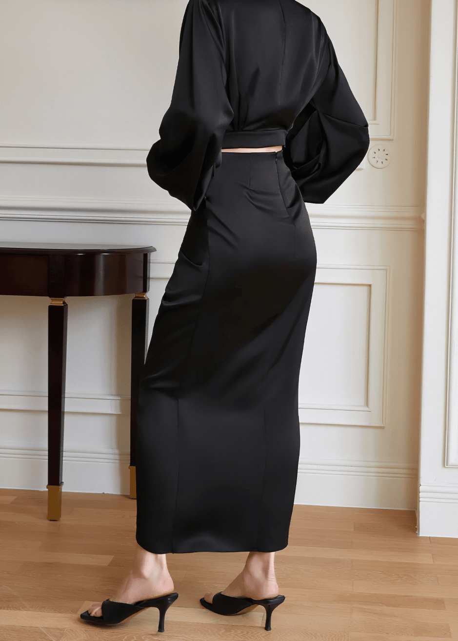 classic high - waist skirt - Vera Lumina