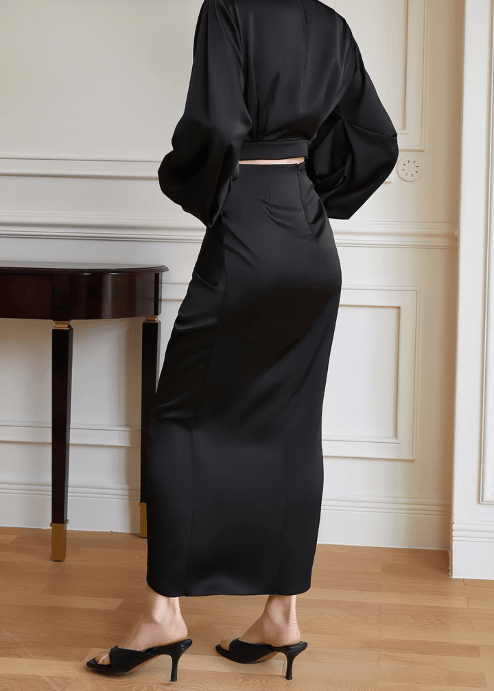 classic high - waist skirt - Vera Lumina
