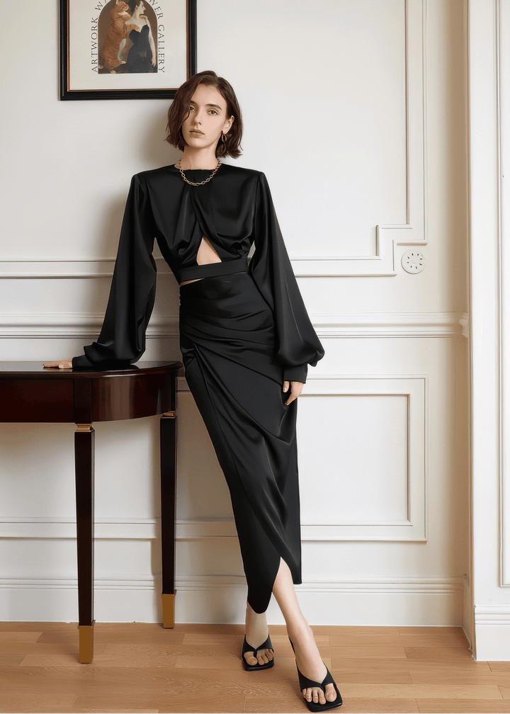 classic high - waist skirt - Vera Lumina
