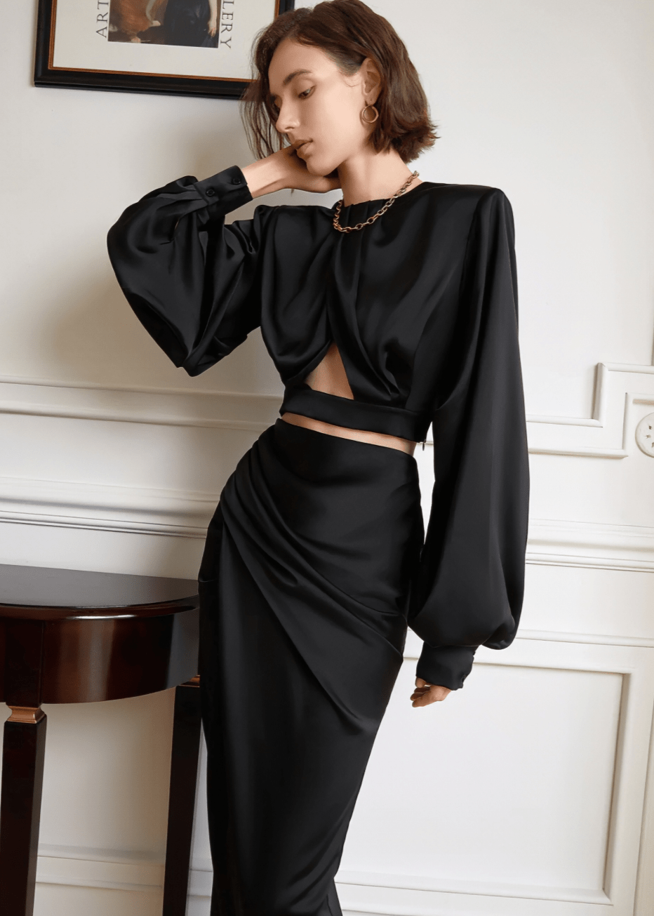classic high - waist skirt - Vera Lumina