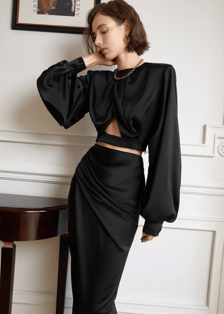 classic high - waist skirt - Vera Lumina