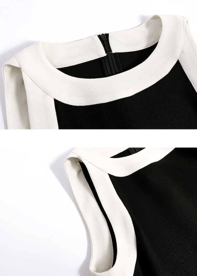 CONTOUR TRIM SHIFT DRESS - Vera Lumina