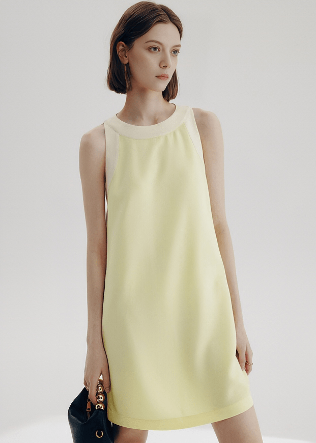 CONTOUR TRIM SHIFT DRESS - Vera Lumina