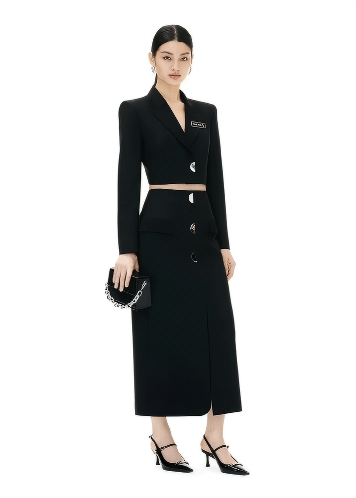 copped jacket &skirt - Vera Lumina