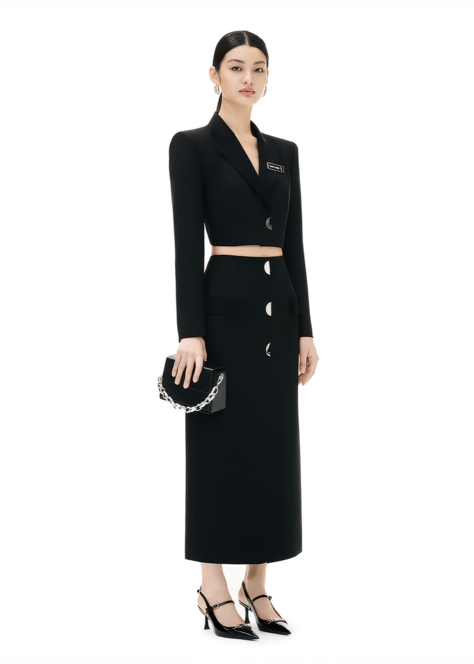copped jacket &skirt - Vera Lumina