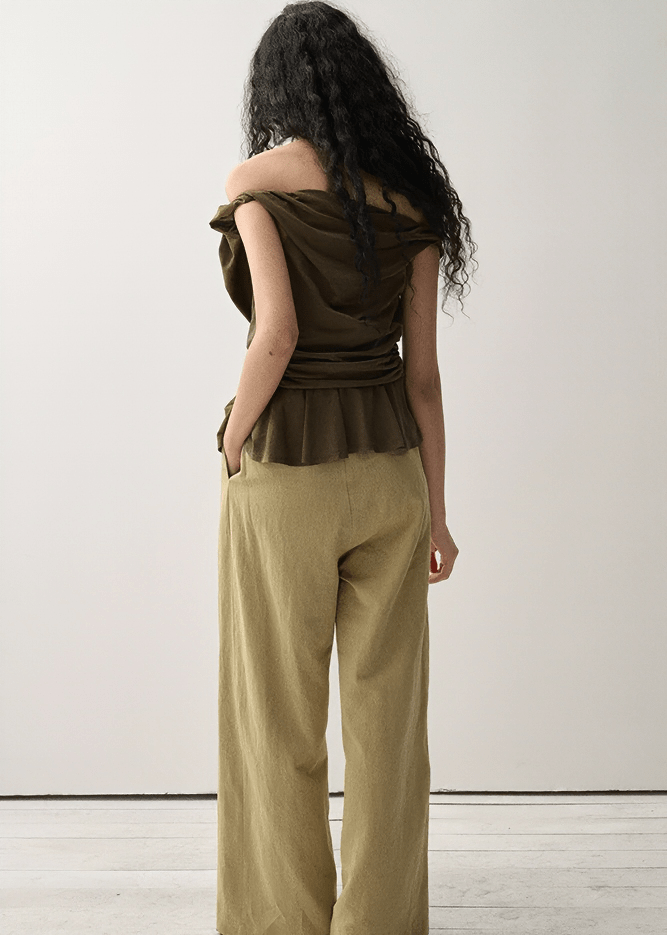 CORSAGE DRAPE CAMISOLE - Vera Lumina