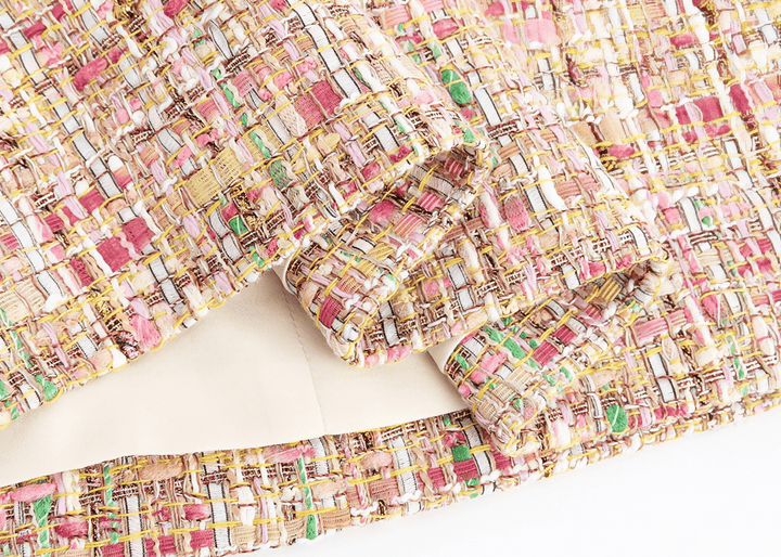 COUTURE TWEED CROPPED JACKET - Vera Lumina