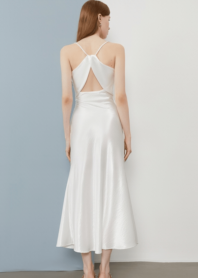 COWL NECK SLIP MAXI DRESS - Vera Lumina