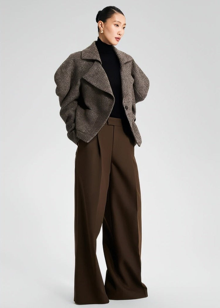 CROPPED TWEED TOP SUIT - Vera Lumina
