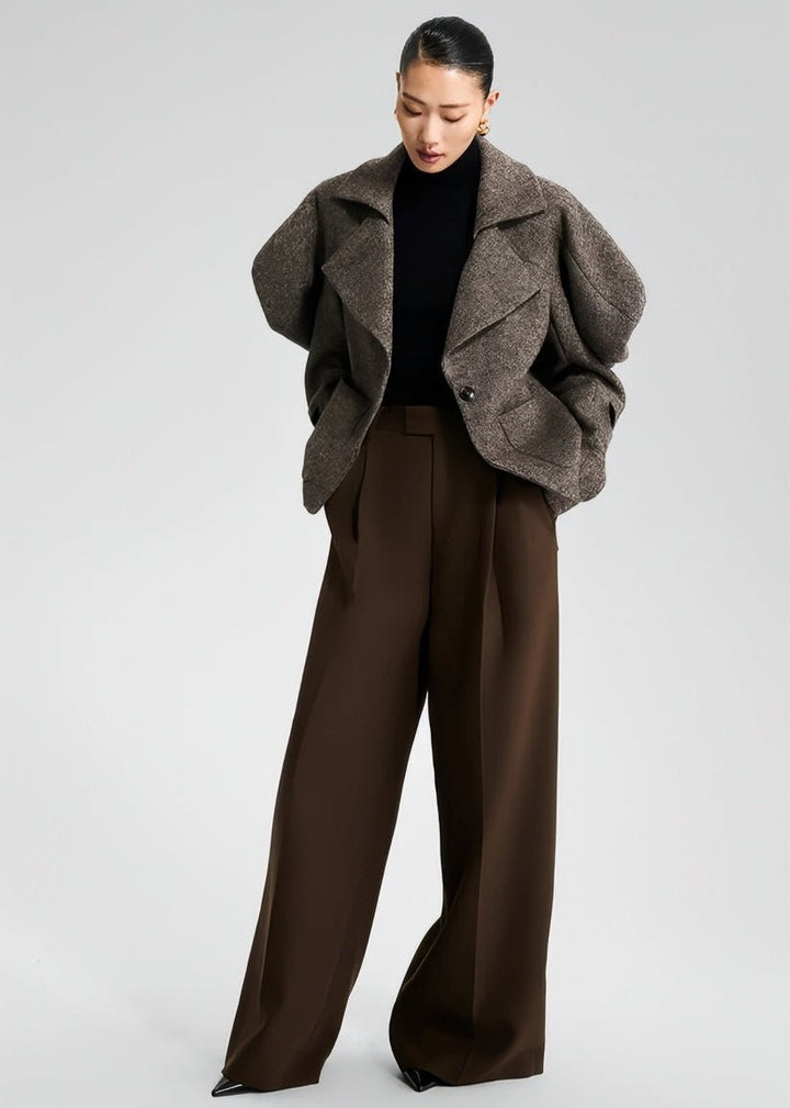 CROPPED TWEED TOP SUIT - Vera Lumina