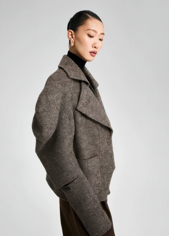 CROPPED TWEED TOP SUIT - Vera Lumina
