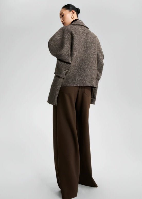 CROPPED TWEED TOP SUIT - Vera Lumina