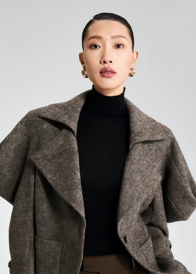 CROPPED TWEED TOP SUIT - Vera Lumina