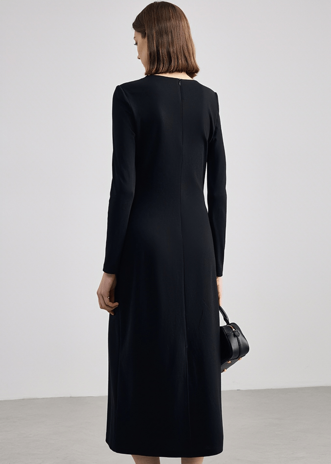 CUTOUT SHOULDER MIDI DRESS - Vera Lumina
