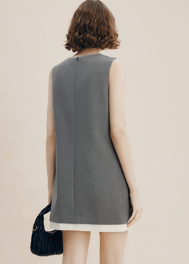 DAISY EMBROIDERED SHIFT DRESS - Vera Lumina