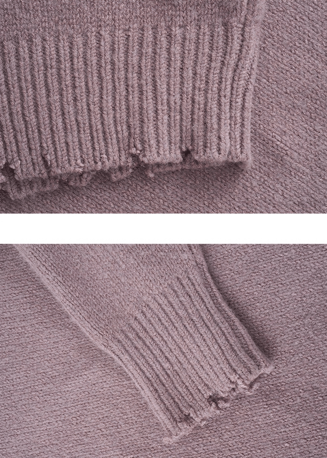 DECONSTRUCTED FRINGE PULLOVER - Vera Lumina