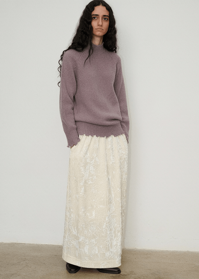 DECONSTRUCTED FRINGE PULLOVER - Vera Lumina