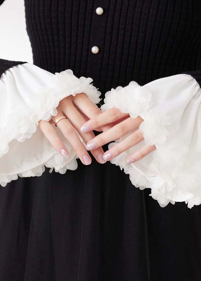 Double breasted flared sleeves - Vera Lumina