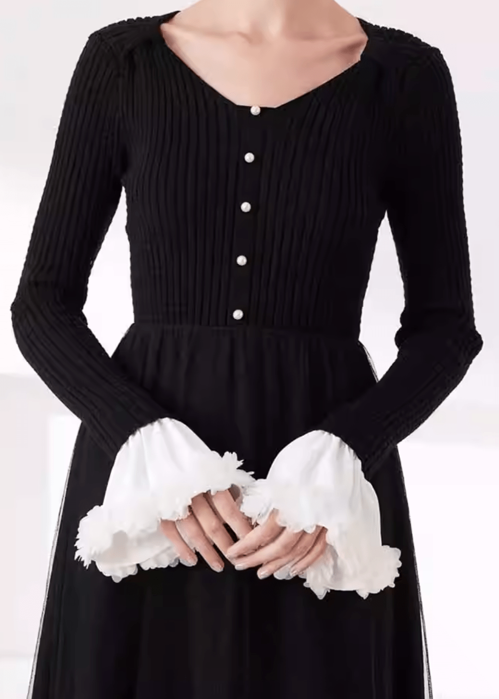 Double breasted flared sleeves - Vera Lumina