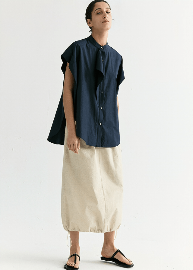 DRAWSTRING HEM BALLOON SKIRT - Vera Lumina