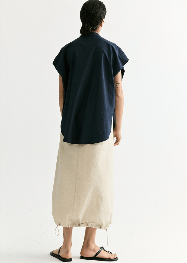 DRAWSTRING HEM BALLOON SKIRT - Vera Lumina