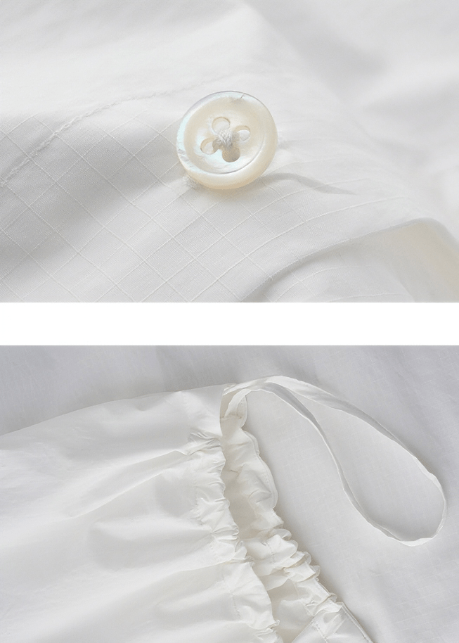 DRAWSTRING HEM UTILITY SHIRT - Vera Lumina