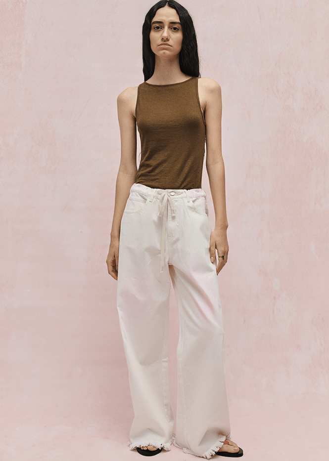 DRAWSTRING WIDE LEG PALAZZO PANTS - Vera Lumina