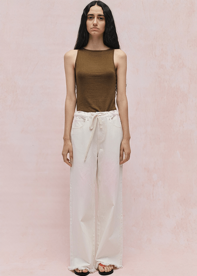 DRAWSTRING WIDE LEG PALAZZO PANTS - Vera Lumina
