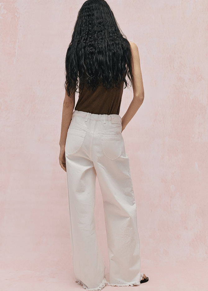 DRAWSTRING WIDE LEG PALAZZO PANTS - Vera Lumina