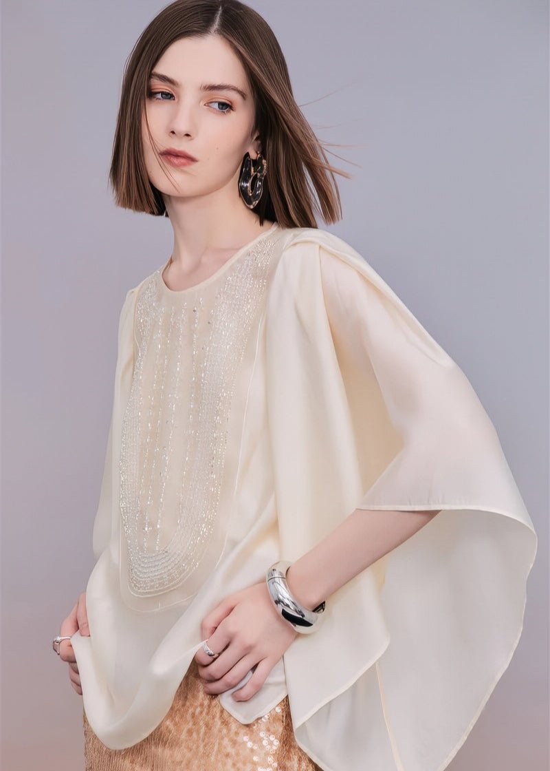 Elegant gold beaded & tops - Vera Lumina