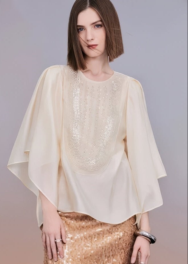 Elegant gold beaded & tops - Vera Lumina