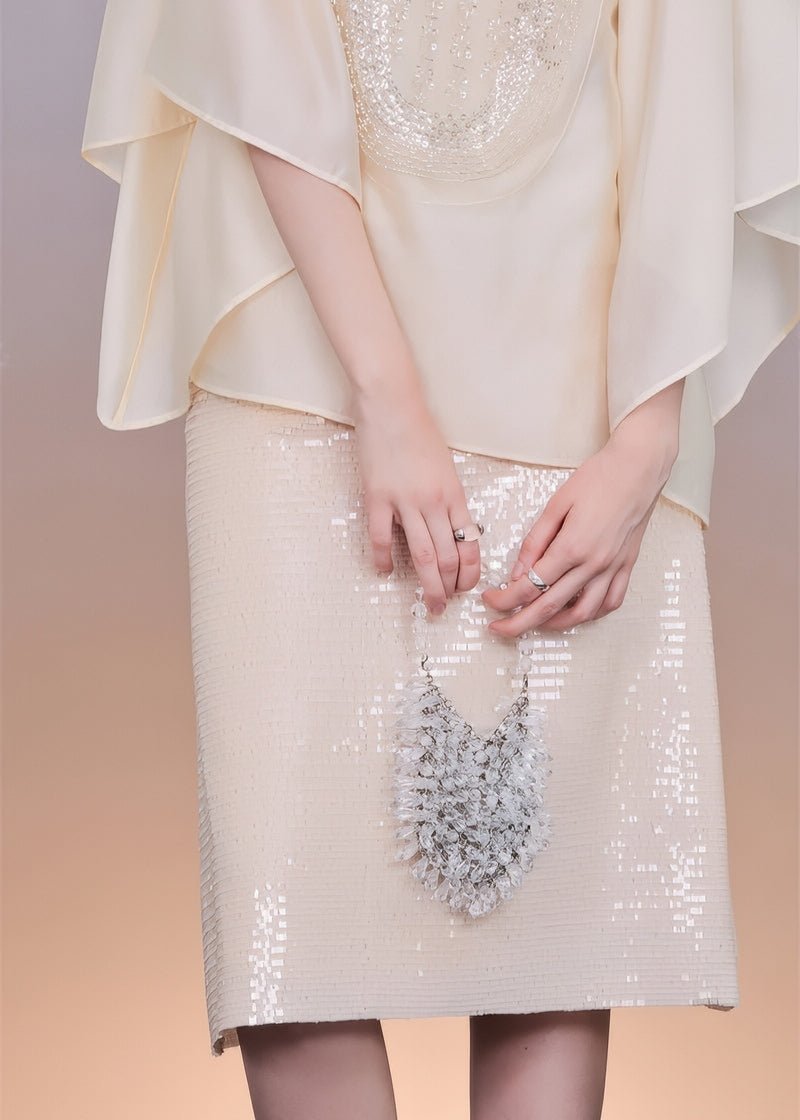 Elegant gold beaded & tops - Vera Lumina