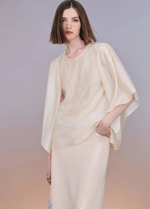 Elegant gold beaded & tops - Vera Lumina