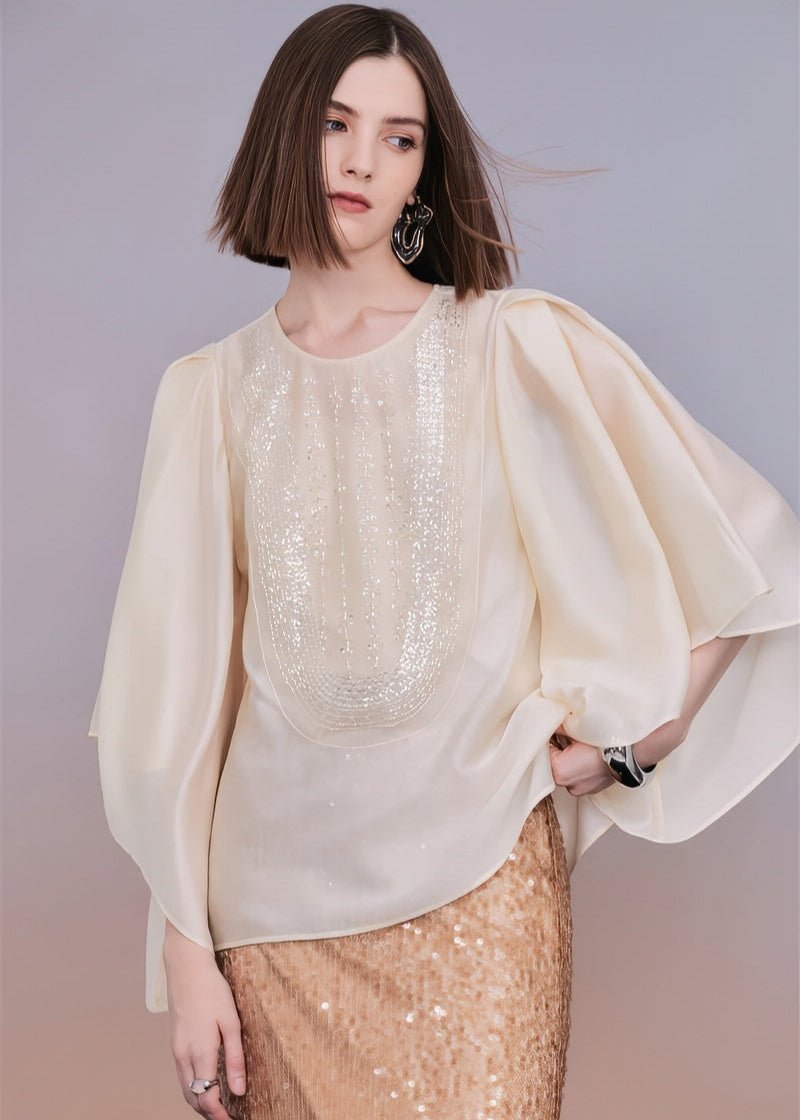 Elegant gold beaded & tops - Vera Lumina