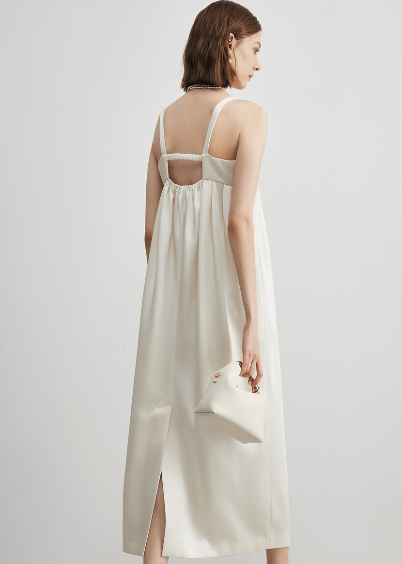 EMPIRE WAIST BUSTIER MIDI DRESS - Vera Lumina