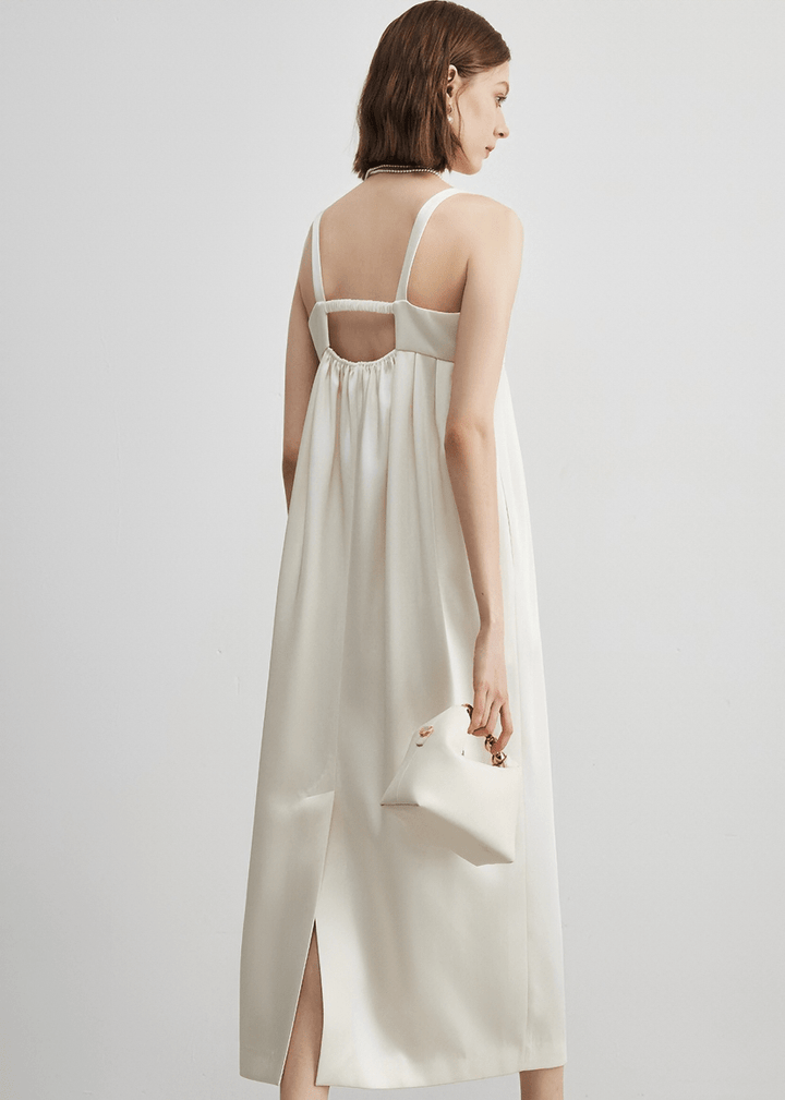 EMPIRE WAIST BUSTIER MIDI DRESS - Vera Lumina