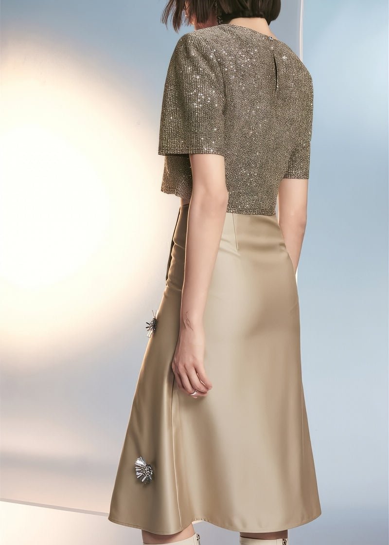 encrusted floral skirt - Vera Lumina