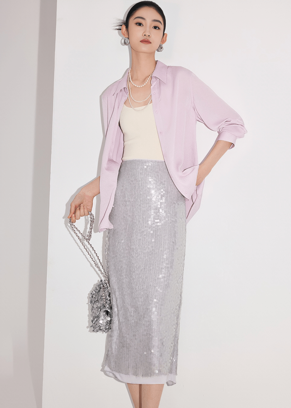 ETHEREAL MERCURY SKIRT - Vera Lumina