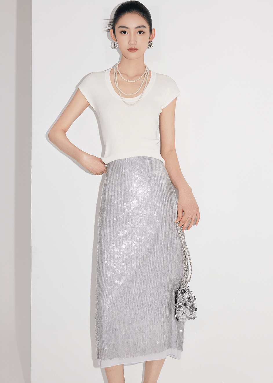 ETHEREAL MERCURY SKIRT - Vera Lumina
