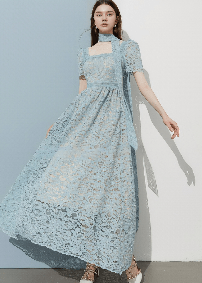 ETHEREAL MESH CUTOUT MAXI DRESS - Vera Lumina