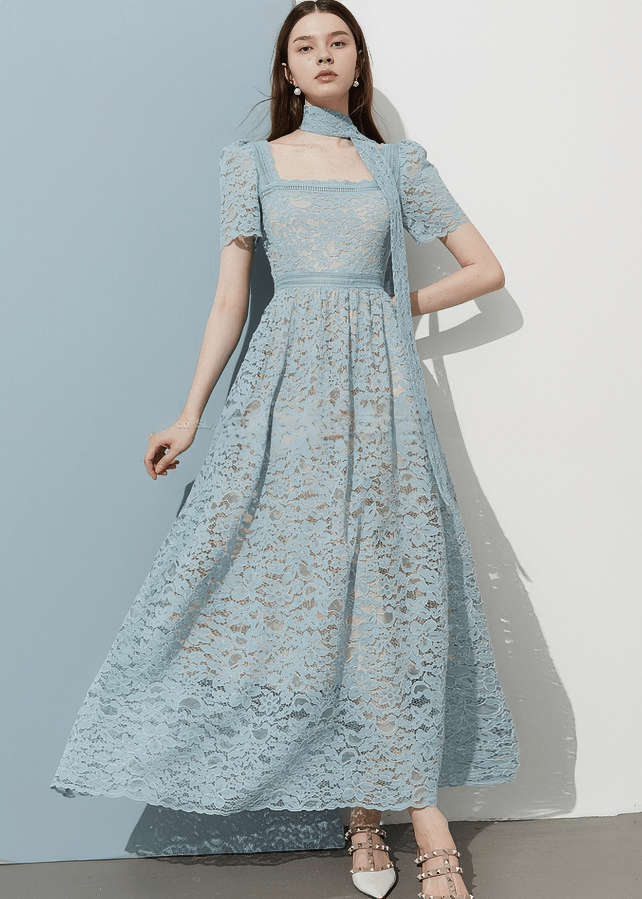 ETHEREAL MESH CUTOUT MAXI DRESS - Vera Lumina