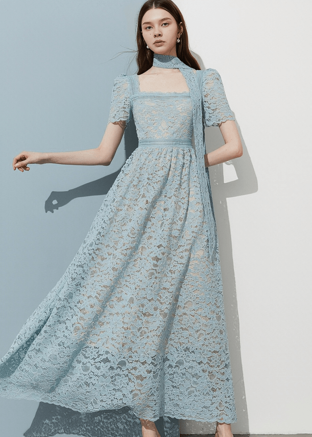 ETHEREAL MESH CUTOUT MAXI DRESS - Vera Lumina
