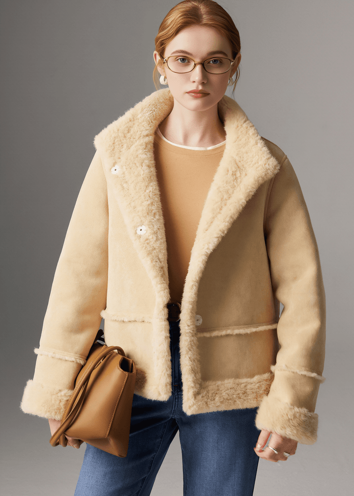 ETHEREAL SHEARLING JACKET - Vera Lumina