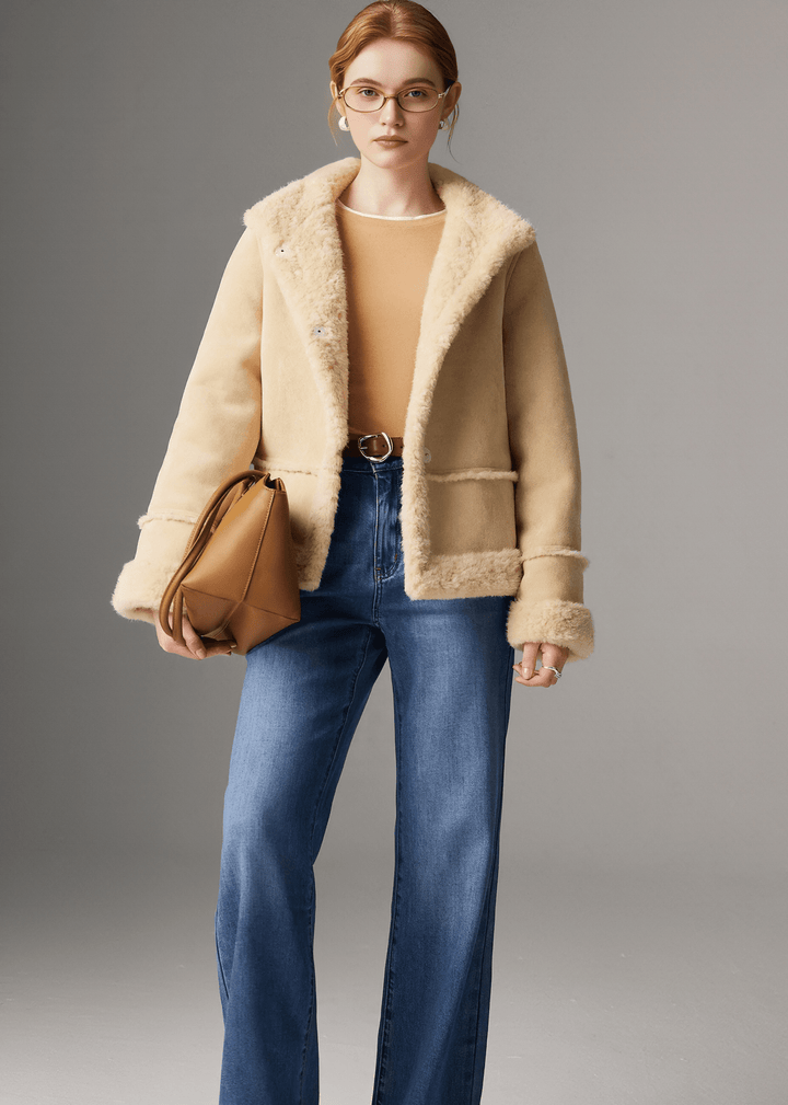 ETHEREAL SHEARLING JACKET - Vera Lumina