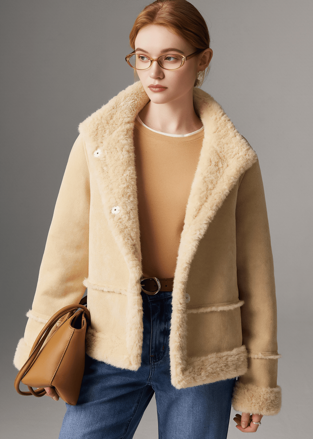 ETHEREAL SHEARLING JACKET - Vera Lumina