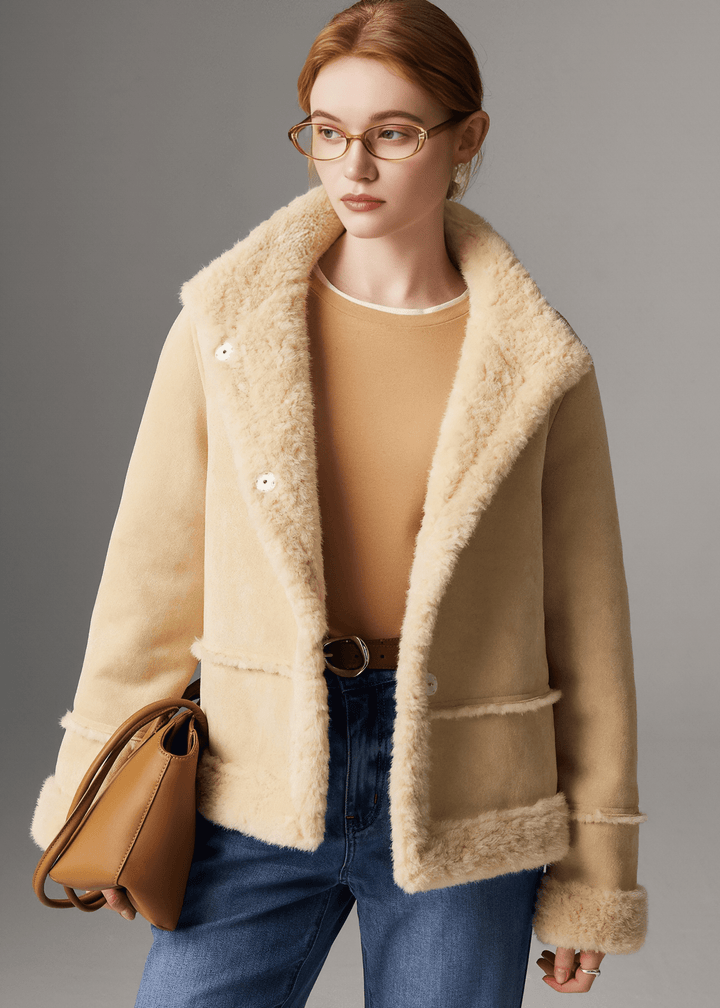 ETHEREAL SHEARLING JACKET - Vera Lumina